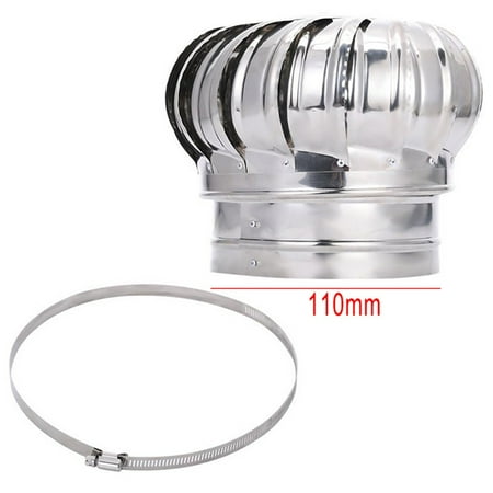 

Chimney Cowl Cap Pot Guard Stainless Steel Flue Pipe Cover Cap Vent Top Exhaust Ø110 MM