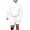 White, variant on Mens Loose Fitting Casual Sports High Street Trend Shorts Hooded Long Sleeved Pullover Set Shorts Set Tailor Suits for Men