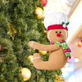 thumbnail image 2 of Adorno para árbol de pan de jengibre, decoración para abrazar pan de jengibre, botella de vino, divertido regalo de cumpleaños, decoración para árbol de Navidad, 2 of 5
