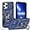 Blue, variant on for iPhone 14 Case with Slide Camera Cover，Built-in 360° Magnetic Rotate Ring Stand Magnetic  Grade Shockproof Protective Case for Women and Men-Black