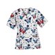thumbnail image 5 of Top exfoliante con cuello en V para mujer, Uniforme de Trabajo de enfermera con bolsillos laterales, camiseta cómoda y duradera para tienda de 2XL, 5 of 8