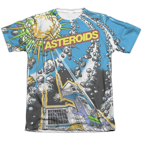 Atari - Asteroids All Over - Short Sleeve Shirt - Large