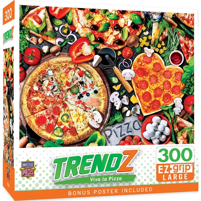 MasterPieces 300 Piece EZ Grip Jigsaw Puzzle - Viva la Pizza - 18