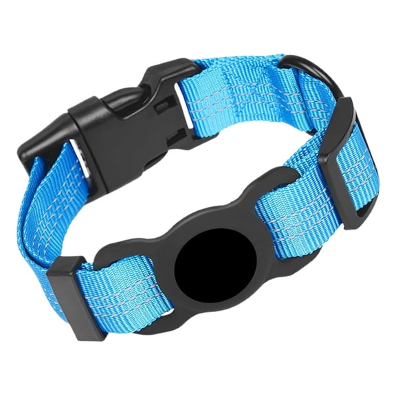 YIFAEUX Pet Collar Reflective Cat Dog Tracking Collar with AirTag Holder Durable Adjustable Safe Collar Pet Supply
