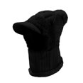thumbnail image 7 of Eespoir 3 In 1 Knitting Hat With Scarf And Mask, Fleece Lined Balaclava, Winter Face Cover Hood, For Skiing, Snowboarding, Motorcycling, Cold Weather Outdoor Work(F), 7 of 7