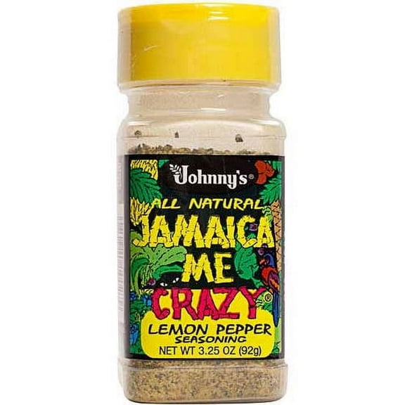 Johnny's Jamaica Me Crazy Lemon Pepper, 3.25 oz