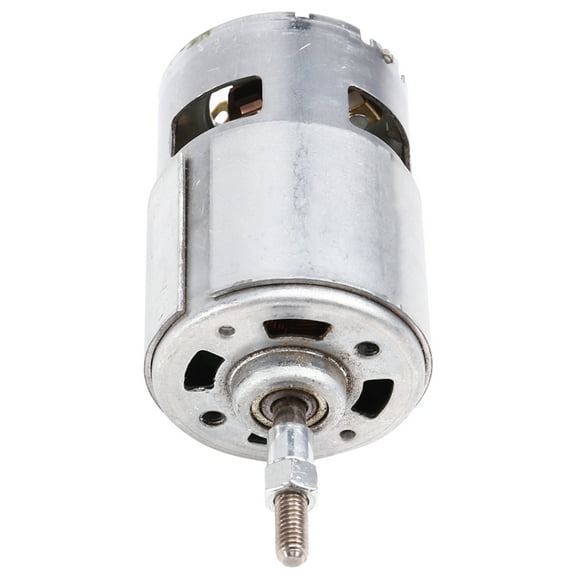 755 DC Motor for Weed Trimmer 12V Grass Cutter Motor with Long Shaft for Efficient Weed Cutting and Trimming