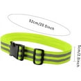 thumbnail image 2 of ORUYROP 2PCS High Visibility Reflective Belt,Elastic Running Reflective Waist Belt Hi Viz Sash Belt Neon Reflective Band Adjustable Hi Vis Belt for Children Adult Jogging Walking Biking Cyclin, 2 of 7