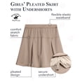 thumbnail image 2 of Beverly Hills Polo Club Girls School Uniform Skirt - 2 Pack Performance Scooter Skort for Girls, 4-16, 2 of 6