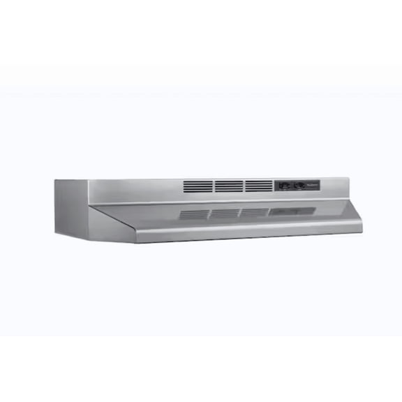 Broan Nutone 24-inch Ductless Under Cabinet Range Hood Stainless Steel