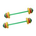 thumbnail image 2 of Juego de 2 mancuernas para niños, equipo de entrenamiento para el hogar y el jardín de infancia, levantamiento de pesas. 2 largos, 2 of 8