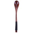 thumbnail image 3 of Cuchara de madera Vajilla Cuchara para mezclar miel Cuchara para café (Hilo negro) Ehuebsd Libre de BPA, 3 of 8