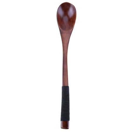

FTjfrsbc Wooden Spoon Tableware Honey Mixing Spoon Coffee Spoon(Black thread)