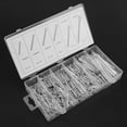 thumbnail image 4 of Kit d'Assortiment de Pinces à Cheveux, 555 Pcs Pinces Mécaniques pour Tracteur, Pinces Lisses, 4 of 8