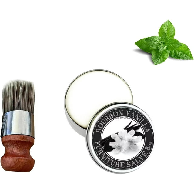 Ungüento para muebles de vainilla Bourbon, ungüento para muebles para pisos de madera, abrillantador para muebles de vainilla Bourbon, ungüento de cuero para muebles adecuado para restauración y prote