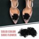 thumbnail image 4 of Clips de flores para zapatos de mujer, hebillas de zapatos de tacón alto desmontables, decoraciones elegantes para zapatos de boda y fiesta, 2 uds., 4 of 7