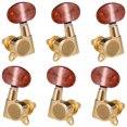 thumbnail image 1 of Clavijas De Afinación De Guitarra Clavijas de afinación de guitarra de 6 uds, sintonizadores de cabezales de máquina con perilla cerrada de bloqueo cerrado, 1 of 5