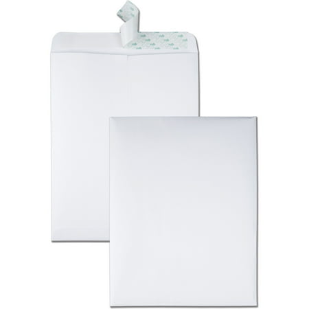 White Catalog Envelope - Quality Park Redi Strip Catalog Envelope, 10 x 13, White, 100/Box
