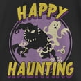 thumbnail image 2 of Girl's Marvel Black Panther Happy Haunting Graphic Tee Black X Small, 2 of 4