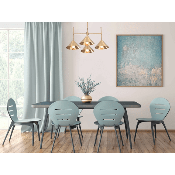 4 Lights Brass Pendant Lamp 1950s Mid Century Modern Altona Sputnik Chandelier Light Fixture Brass Ceiling Designer Atomic Age Design