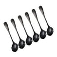 thumbnail image 3 of 6pcs Stainless Steel Teaspoon Fork Travel Cutlery Set Tableware Kitchen Portable Spoon for Coffee Afternoon Tea Type 9, 3 of 9