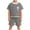 Coffee, variant on Iyufng 2 Piece Outfits Toddler Boys Summer Striped Outfits 1-8 Year Short Sleeve Top Elastic Waist Shorts Boys Clothes