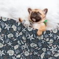 thumbnail image 3 of Naloa Sea Shells 1 Dog Blanket, 3 Sizes Cat Blanket for Indoor Cats Large Medium Small Dog Gifts-Large, 3 of 8