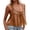 Brown, variant on Women Spaghetti Strap Cropped Camisole Trendy Sleeveless Lace Cami Tank Tops Trendy Deep V Neck Summer Sling Going out Shirts Tops Yellow L