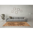 thumbnail image 3 of Ahgly Company Indoor Rectangle Medallion Brown Traditional Area Rugs, 2' x 4', 3 of 4