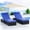Blue, variant on Senfot Outdoor Rattan Lounge Chairs Set of 2, Adjustable Backrest, Durable Iron Frame for Sunbathing - Blue