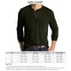 thumbnail image 5 of Camiseta de manga larga ajustada de otoño para hombre de color verde puro con cuello redondo y detalle de botones, ideal para la oficina, talla 2XL, 5 of 5