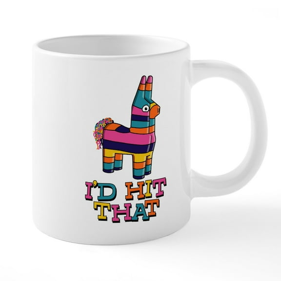 CafePress - I'd Hit That Mugs - 20 Oz White Ceramic Mega Mug