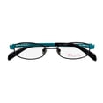 thumbnail image 2 of NEW THALIA PAOLA WOMENS/LADIES DESIGNER FULL-RIM BLACK / TEAL PERFECT FOR SCHOOL COLLEGE GIRLS TEENS FRAME DEMO LENSES 44-17-125 EYEGLASSES/GLASSES, 2 of 8
