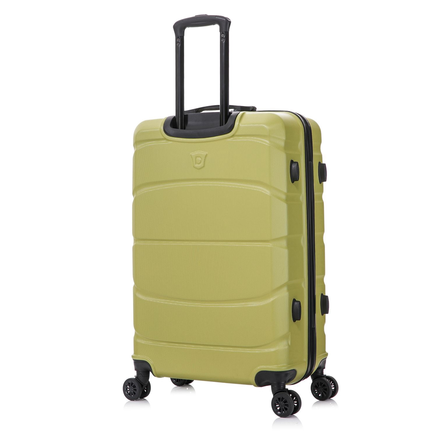 DUKAP SENSE 28" Hardside Lightweight Checked Luggage with Spinner Wheels, Handle and Trolley, Green
