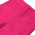 thumbnail image 2 of Wrapables® Faux Jean Skinny Leggings for Girls (Set of 2), Fuschia and Black, Large, 2 of 4