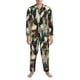 thumbnail image 3 of Balery Colorful Bulldog Duo Pijama para Hombre de Dos Piezas con Manga Larga, Conjunto de Dormir y Descanso Suave con Bolsillos-Small, 3 of 7