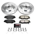 thumbnail image 3 of PowerStop Front Z36 Truck & Tow Carbon-Fiber Ceramic Brake Pad and Drilled and Slotted Rotor Kit Fits: HONDA Select Models K2302-36, 3 of 9
