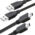 thumbnail image 1 of Cable carga y datos repuesto para Texas Instruments, Pack 2 cables USB TI-84 Plus CE, TI-89, TI-Nspire CX/CX CAS, Color/C Silver, 1 of 3