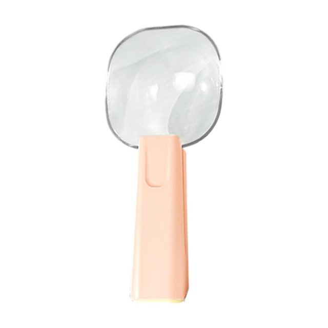 Alimentación de alimentos para perros Spoon Spoon Spoon Feefuler Portable Multifuncional resistente Rosa