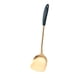 thumbnail image 1 of Juego de utensilios de cocina de acero inoxidable, espátula para cocinar en el hogar, colador, espátula para freír, oro verde, 1 of 5