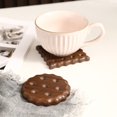 thumbnail image 4 of TidBay sous-Verres en Bois Tranches de Racines de Lotus Biscuits Fleurs sous-Verres de Table Coussin d'Isolation Polyvalent pour Décoration Intérieure, 4 of 8