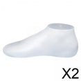 thumbnail image 1 of 2x Zapatos Molde Calcetines Molde Exhibición Maniquí Pie Modelo Herramientas Tienda Pies Maniquí Barco Calcetines, 1 of 9