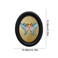 thumbnail image 6 of Oval Solid Wood Picture Frame, Whimsical Animal Art Print Tabletop Wall Decor Multi Design Option for Living Room Bedroom Home Decoration, 6 of 6