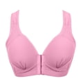 thumbnail image 3 of Sujetador Inalámbrico Transpirable Hebilla Frontal Correa Ancha Ropa Interior Delgada para Mujer Niña, Morado Rojo, 40/90 sidaley AP001203-33, 3 of 7