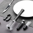 thumbnail image 3 of Aluminum Alloy Opener Set: Corkscrew Bottle Stopper & Foil Cutter 4 Piece Accessories Kit For Elegant Toastmaster Can Opener Rip And Can Opener Opener Aluminum Can, 3 of 3