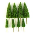 thumbnail image 4 of CNKOO 24 Pcs Mini Modèle d'Arbre Vert Mixte Ensemble de Train Paysage Miniature Paysage Table de Sable Modèles Architecture Arbres, 4 of 6