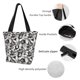 thumbnail image 4 of Balery Lilies Flowers Bolsa de Hombro con Diseño, Bolsa Grande y Duradera, Bolsa Versátil para Compras, 4 of 6