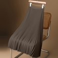 thumbnail image 2 of JTieacloth Elegant Satin Pleated Midi Skirt For High Waist Flowy A Line Dressy Casual Skirt With Side Slits,Women's Skirts(Brown), 2 of 4