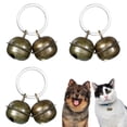 thumbnail image 3 of Billuyoard Campana pequeña de latón, campanas ligeras, voz fuerte, collar de cabeza de perro hecho a mano, collares sólidos de alta resistencia Suministros para perros, 3 of 6