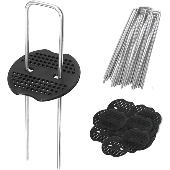 LAMIRO Landscape Staples,Garden Stakes,Landscape Pins,Garden Stakes Securing for Securing Fabric Netting Ground Sheets and Fleece